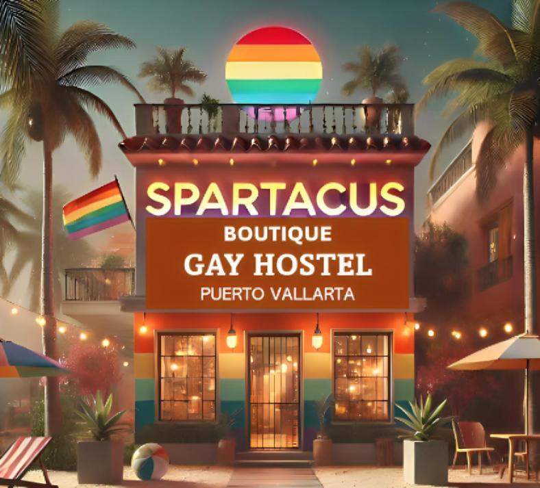Spartacus Hostel Boutique For Men Puerto Vallarta Zewnętrze zdjęcie